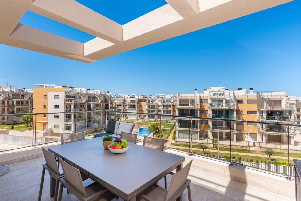 La Zenia Cocoon - Luxury Penthouse With Jacuzzi, 2 Pools, Indoor Heated Pool, Sauna, Gym, Playstation Leilighet Dehesa de Campoamor  Eksteriør bilde