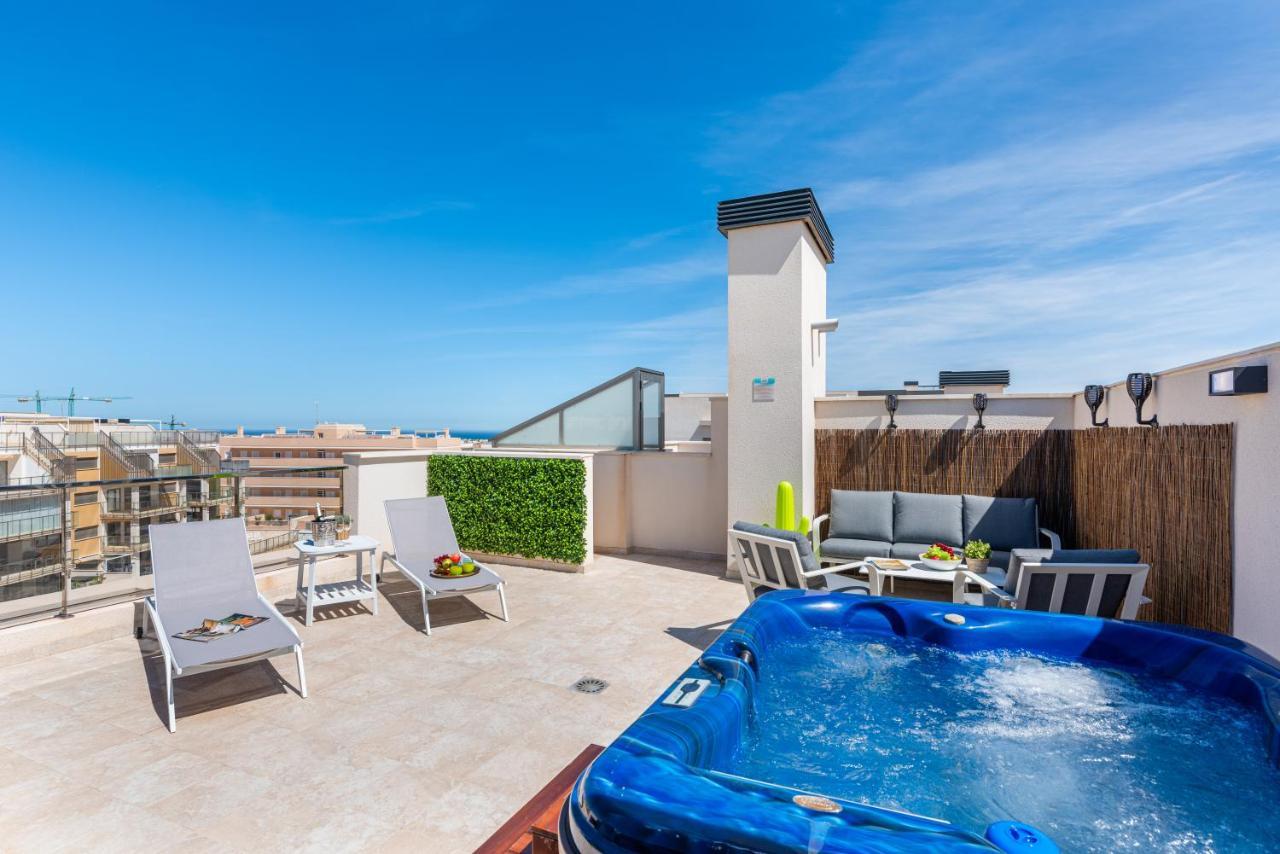 La Zenia Cocoon - Luxury Penthouse With Jacuzzi, 2 Pools, Indoor Heated Pool, Sauna, Gym, Playstation Leilighet Dehesa de Campoamor  Eksteriør bilde